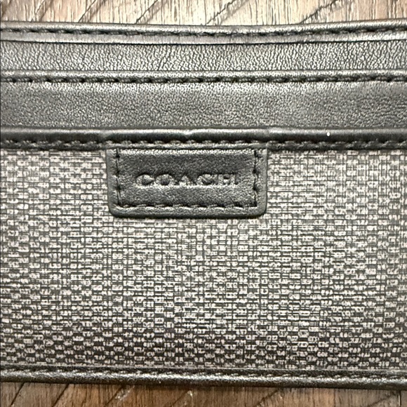 Coach Black Card Holder and Keychain Wallet Set - Picture 3 of 7